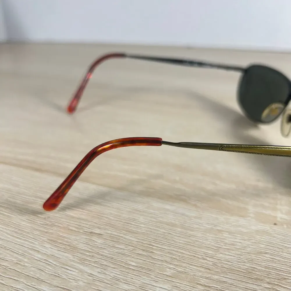 Vintage Eddie Bauer PIO SQ 1426 G Sunglasses Brushed Gold Excellent Condition